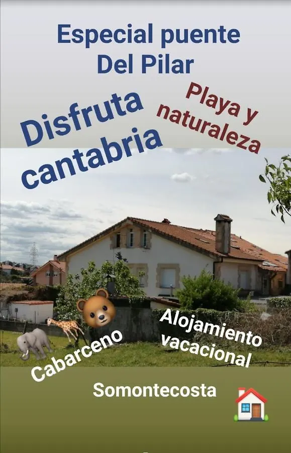 Holiday home Somonte Costa Villa Santander